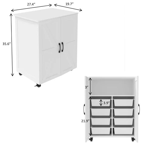 Storage Cabinet, Strong and Durable, Large Capacity Storage Cabinet for Living room, Bedroom, Kitchen, Home must-have!