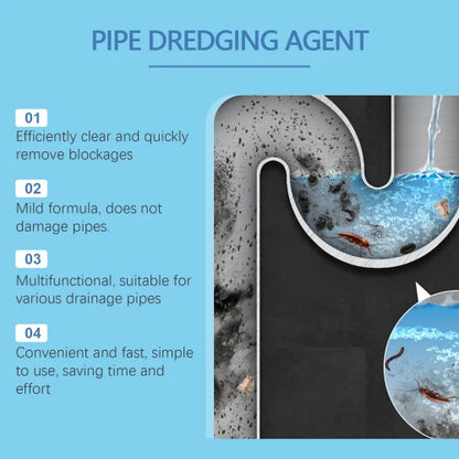 Jue Fish Agent Sink Drain Kitchen Toilet Pipe Quick Dredge Clean Decontaminate