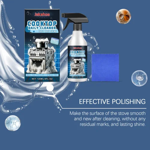 Jakehoe Household Kitchen Stove Polishing Stains Grease Foam Cleaner