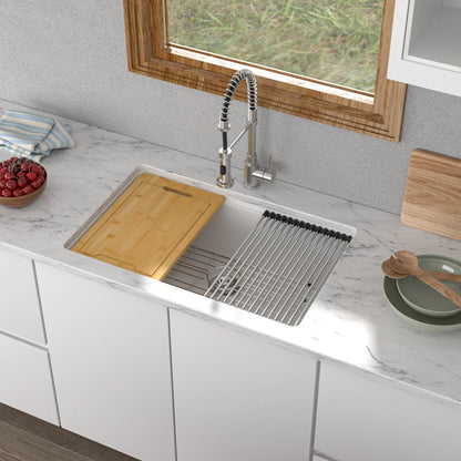 Hot Sale 30inch Quartz Single Bowl Sink Granite Composite White Sink  for Kitchen