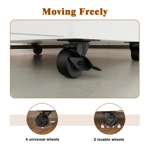 Storage Cabinet, Strong and Durable, Large Capacity Storage Cabinet for Living room, Bedroom, Kitchen, Home must-have!