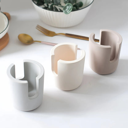 Diatomaceous Earth Sponge Holder Diatomite Sponge Rack for Kitchen and Bathroom