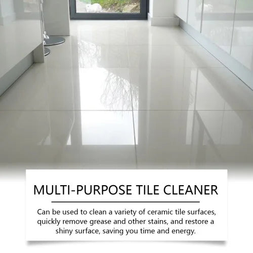 Jakehoe Multi-Purpose Tile Cleaner Living Room Kitchen Floor Decontamination Brightening Clean Polishing Remove Oil