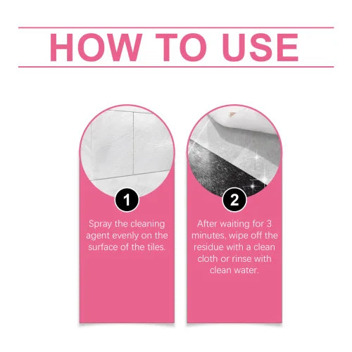 Jakehoe Multi-Purpose Tile Cleaner Living Room Kitchen Floor Decontamination Brightening Clean Polishing Remove Oil